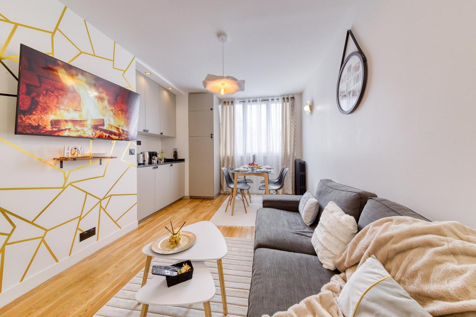 L'Audace T2 Refait A Neuf A Vanves Exterior foto