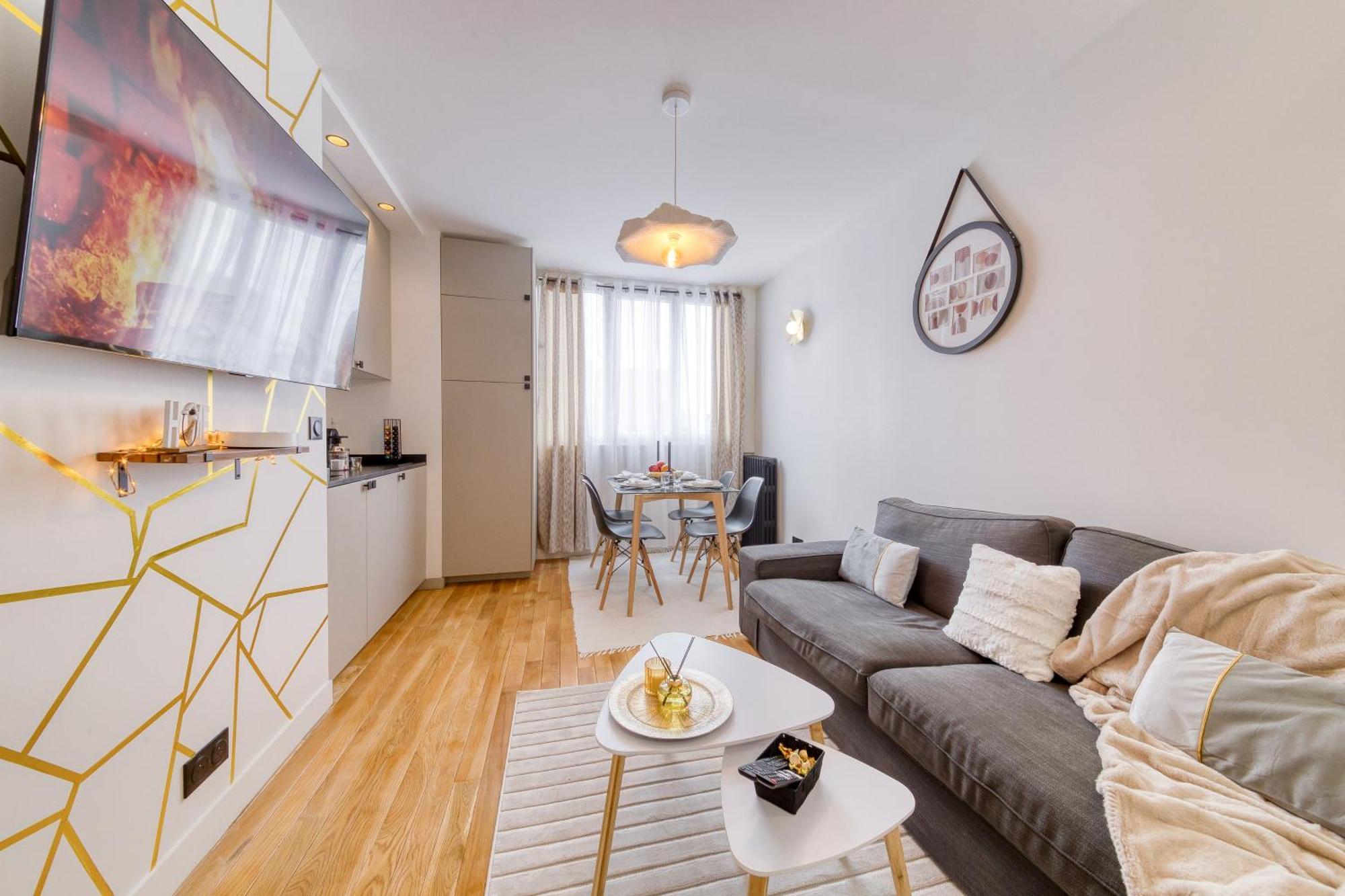 L'Audace T2 Refait A Neuf A Vanves Exterior foto